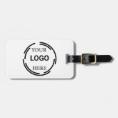 Logo Business Modern Minimale Design Bagagelabel (Voorkant horizontaal)