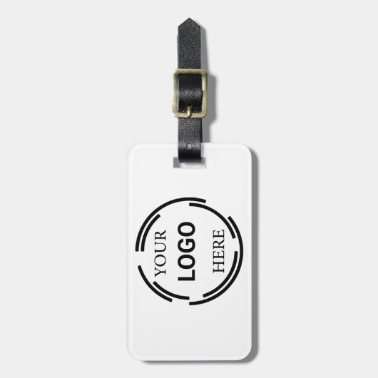 Logo Business Modern Minimale Design Bagagelabel (Voorkant verticaal)