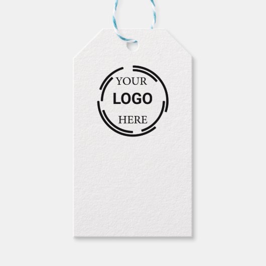 Logo Business Modern Minimale Design Cadeaulabel (Voorkant)