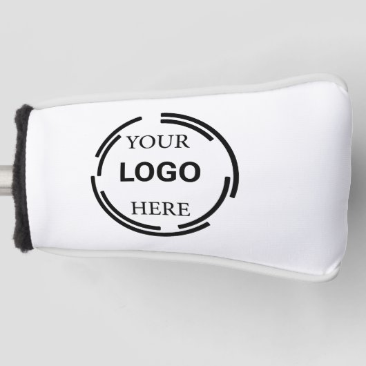 Logo Business Modern Minimale Design Golfheadcover (Voorkant)
