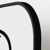 Logo Business Modern Minimale Design Pickleball Paddle (Links Detail)