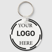 Logo Business Modern Minimale Design Sleutelhanger (Voorkant)
