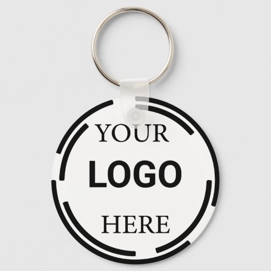 Logo Business Modern Minimale Design Sleutelhanger (Voorkant)