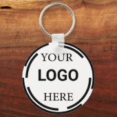 Logo Business Modern Minimale Design Sleutelhanger (Voorkant)