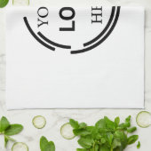 Logo Business Modern Minimale Design Theedoek (Gevouwen)