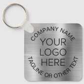 Logo Business Promotion Silver Sleutelhanger (Voorkant)