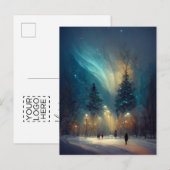 Logo Business Winter Lights kerstBriefkaart Briefkaart (Voorkant / Achterkant)