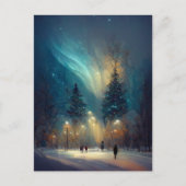 Logo Business Winter Lights kerstBriefkaart Briefkaart (Voorkant)