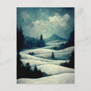 Logo Business Winter Scene Kerstmis Briefkaart