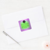 Logo Butter Cosmetic Soap Product Label Violet (Envelop)