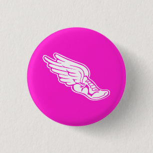 Logo Button roze volgen