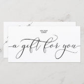 Logo-cadeaubon (Voorkant / Achterkant)