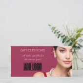 Logo Cadeaubon Bedrijf in Modieuze Sieraden (Staand voorkant)