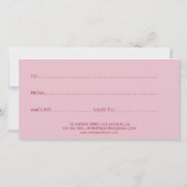 Logo Cadeaubon Bedrijf in Modieuze Sieraden (Achterkant)
