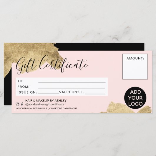 logo cadeaubon  goudpenseelbroeken (Voorkant / Achterkant)