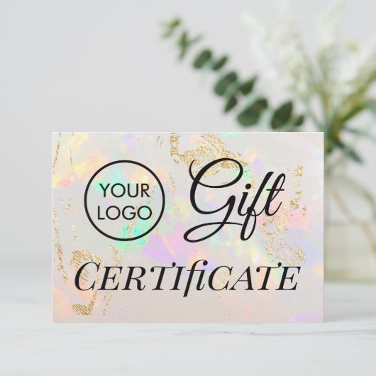 logo-cadeaubon voor witte steenpit (Staand voorkant)