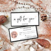 Logo cadeaucertificaat voor zwart en wit