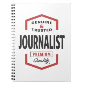 Logo-cadeauideeën voor journalisten. notitieboek (Voorkant)