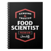 Logo Cadeauideeën voor voedingswetenschappen Notitieboek (Voorkant)