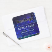 Logo Candle Artisan Zeep Handgemaakte Product Labe Vierkante Sticker (Envelop)