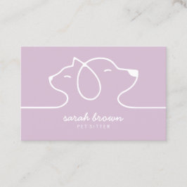 Logo Cat Dog Petsitter Visitekaartje