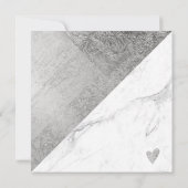 Logo certificaat met cadeaubon voor marmer Silver (Achterkant)