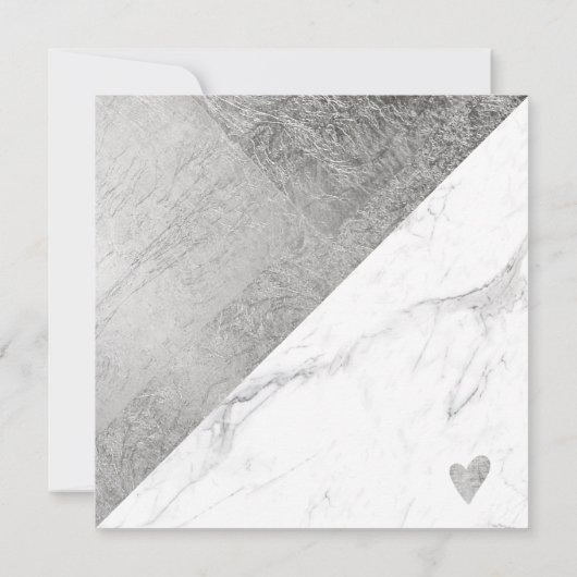 Logo certificaat met cadeaubon voor marmer Silver  (Achterkant)