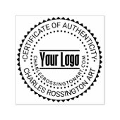 Logo “Certificaat van Echtheid” #7 Naam URL Zelfinktende Stempel (Design)
