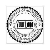 Logo “Certificaat van Echtheid” #7B Naam URL Zelfinktende Stempel (Design)