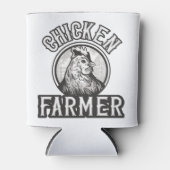 Logo Chicken Farmer Blikjeskoeler (Voorkant)