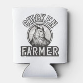 Logo Chicken Farmer Blikjeskoeler (Achterkant)