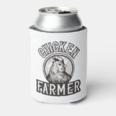 Logo Chicken Farmer Blikjeskoeler (Blikje Achterkant)