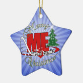 LOGO CHRISTMAS ME MEDISCHE EXAMINER KERAMISCH ORNAMENT (Links)