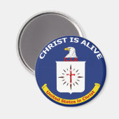 Logo CIA: "Christus is levend" Magneet (Voorkant / Achterkant)