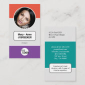 Logo Circle Lijst Classic Werkzoekende Creative Pi Visitekaartje (Voorkant / Achterkant)