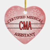 LOGO CMA-GECERTIFICEERDE MEDISCHE HULP KERAMISCH ORNAMENT (Voorkant)