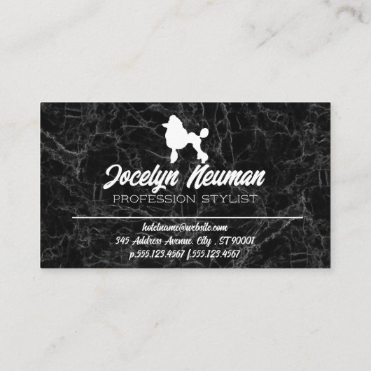 Logo | Comb | Schaar Visitekaartje (Achterkant)