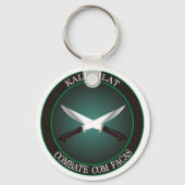 logo combate com facas sleutelhanger (Voorkant)