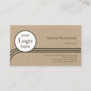 Logo consultant Kraft Paper Visitekaartje