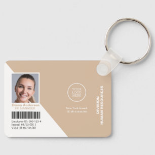 Logo Corporate Employee Photo ID Employee Lanyard Sleutelhanger