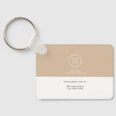 Logo Corporate Employee Photo ID Employee Lanyard Sleutelhanger (Achterkant)