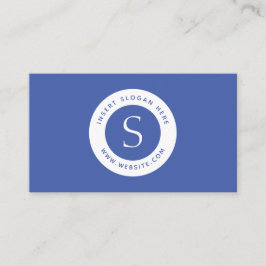 Logo Corporate Modern Medium Blue Visitekaartje