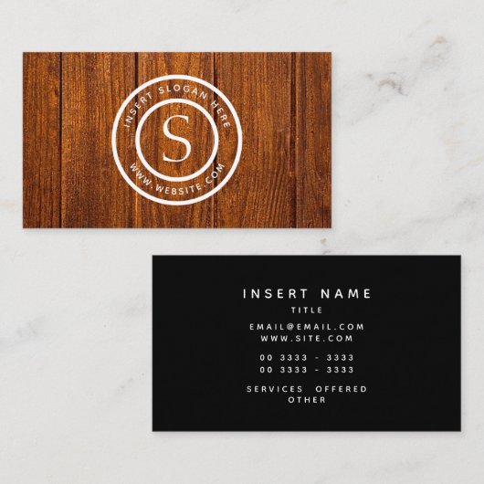 Logo Corporate Rustic Visitekaartje