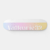 Logo Creamsicle Sunset Persoonlijk Skateboard (Horizontaal)