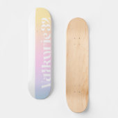 Logo Creamsicle Sunset Persoonlijk Skateboard (Voorkant)