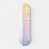 Logo Creamsicle Sunset Persoonlijk Skateboard (Voorkant)