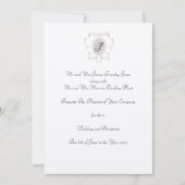 Logo Crest Monogram Casual huwelijksuitnodiging Kaart (Voorkant)