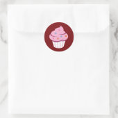 Logo Cupcake rond label #1 (Tas)