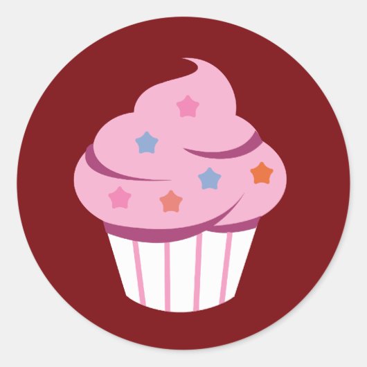 Logo Cupcake rond label #1 (Voorkant)
