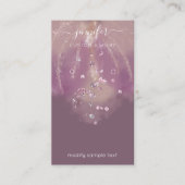 Logo Custom Jewelry Kaart Social Crystals Confetti Visitekaartje (Voorkant)